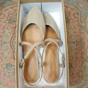 Indigo Rd. Beige Flats